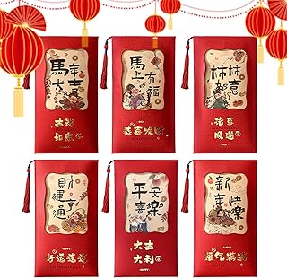Enveloppes rouges pour le Nouvel An chinois 2026 motif cheval – Fournitures d